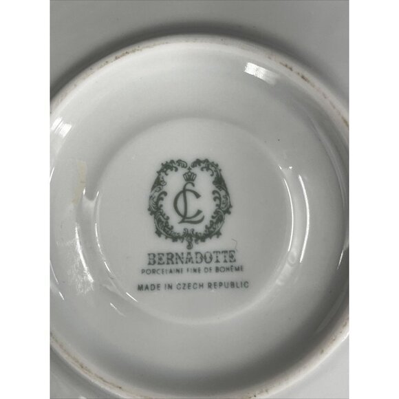 BERNADOTTE CZECH REPUBLIC WILDLIFE GROUSE ESPRESSO DEMITASSE CUP & SAUCER - Picture 4 of 12